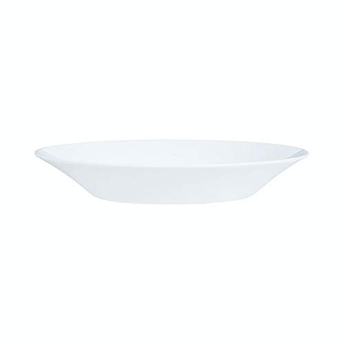 White 18pc Opal Glass Dinner Set Dinnerware Tableware Modern (6 Soup Bowls)