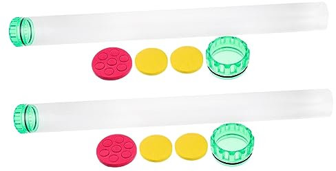 POPETPOP 2pcs Pvc Large Fishing Floats Tubes Fishing Dobber Storage Buckets Accessories for Anglers Random Color