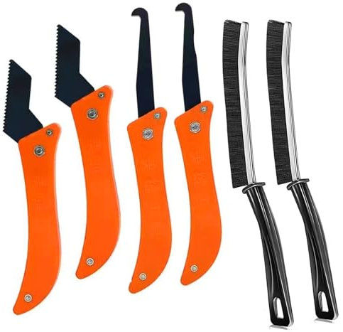Grout Removal Tool, Caulking Cleaner Tool Kit, Cleaning Brush for Tile Joint Gap Seams or Corner