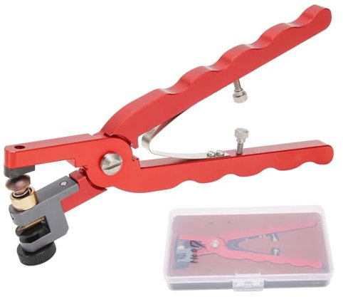 Leder-Uhrenarmband-Lochzange, Runde Löcher, Universal-Edelstahl-Handschlaufe-Handgelenk-Gürtelstanzer, Befestigungs-Reparaturwerkzeug, Lochzange für Uhrmacher und Reparaturen