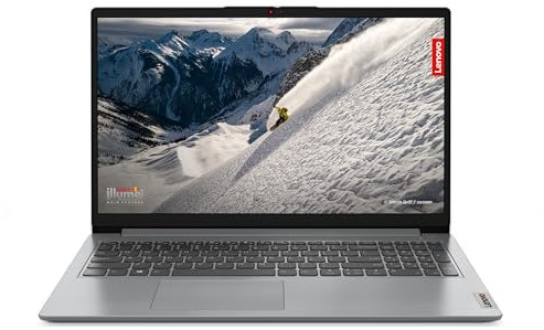 Lenovo IdeaPad 1 Gen 7 - Ordenador Portátil 15.6 FHD (AMD Ryzen 7 5700U, 16GB RAM, 1TB SSD, AMD Radeon Graphics, Wi-Fi 6, Windows 11 Home) Teclado QWERTY Español, Color Gris Nube