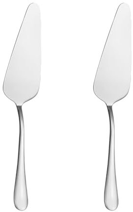 Frogetu 2 Stück Tortenschaufel Edelstahl,Tortenheber,Kuchenschaufel,Poliert Tortenmesser,Kuchenschaufel Edelstahl Set,Tortenschaufel Mit Schieber,für Restaurants,Küchen,Partys
