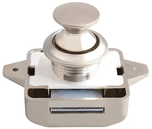 Druckknopf-Schrankschloss for Krankenwagen, Wohnmobil, Wohnwagen, Wohnmobil, Schrank, Möbelschlösser, Riegel ZS02 A, 1 Stück(1 pcs W)