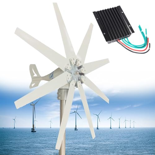 ZEEKYFOR Aerogeneradores para Uso Doméstico, Aerogeneradores de 12V, 24V y 48V, Aerogeneradores de 12000W, Aerogeneradores de Levitación Magnética,48V