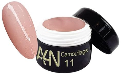 Profi Camouflage-Gel Serie MakeUp Gel UV/LED härtend Abdeckgel auch für Baby Boomer (Camouflage No. 11, 15ml)