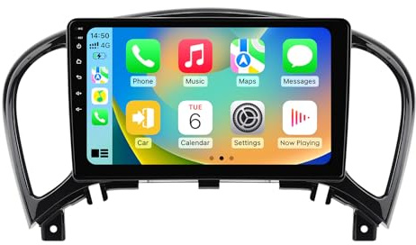 Ossuret Bilradio för Nissan Juke (2010–2014) 9 tum Android 13 pekskärm 2 + 32 GB GPS-navigering med Carplay Android Auto WiFi Bluetooth rattstyrning DSP USB TPMS OBD2