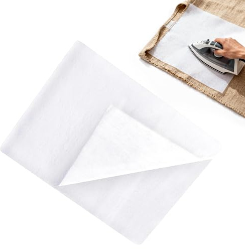 Praelian Bügelvlies 400 x 100 cm - Bügelvlies zum Verstärken 36g/ ㎡, Stoff zum Aufbügeln, Bügelvlie Beidseitig Haftend für Bügelfalten, Wohnaccessoires, Nähhandwerk und Handarbeiten
