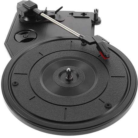 ifundom Tocadiscos Retro de Vinilo Mecanismo de Fonógrafo Aguja de Tocadiscos Altavoces Integrados para Coleccionistas de Música