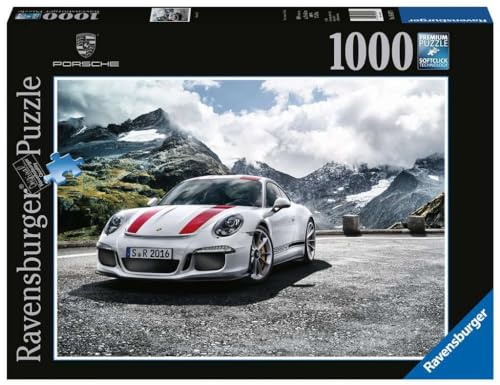 Ravensburger 19897 Porsche 19897-Porsche 911R-1000 Teile Puzzle für Erwachsene und Kinder ab 14 Jahren, Black, 1000