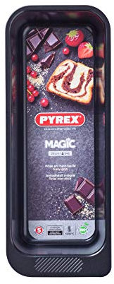 Pyrex Magic Molde Para Horno, Acero Inoxidable, Negro, 26 cm