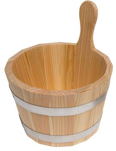 Handarbeit Finnsa Sauna Kübel 5,0l, Lärche