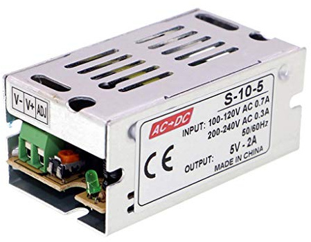 Strömförsörjning 5V 2A DC Transformator Switchat Nätaggregat 5 Volt 10W LED Drivrutin