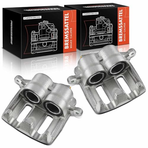 Frankberg 2x Pinza de freno Delantero Izquierda Derecha Compatible con Viano W639 2003-2007 Vito Bus W639 2003-2007 Vito/Mixto Autocaravana W639 2003-2007