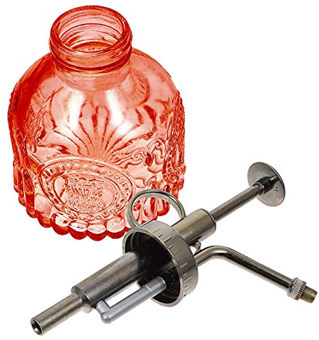 Glas-Bewässerungssprühflasche, Vintage-Stil, Pflanzenzerstäuber mit Top-Pumpe, dekorativer Spritzer, feiner Nebel, Garten, Gießkanne, Blumensprüher für Innen- und Außenbereich, Zimmerpflanze
