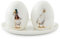 Wrendale Designs Salière et poivrière et plateau Blanc