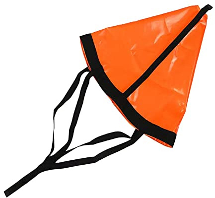 Perfeclan Sea Drogue Anchor, Boa di Ancoraggio per Barche, Paracadute calzino Leggero calzino Ancoraggio per Sport Acquatici Barca a Vela Canoa Barca, 80 cm