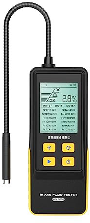 QPKING Bremsflüssigkeitstester AS502 Automotive Bremssystem Werkzeuge Auto Bremse Diagnose Testwerkzeug für DOT-3, DOT-4, DOT-5.1