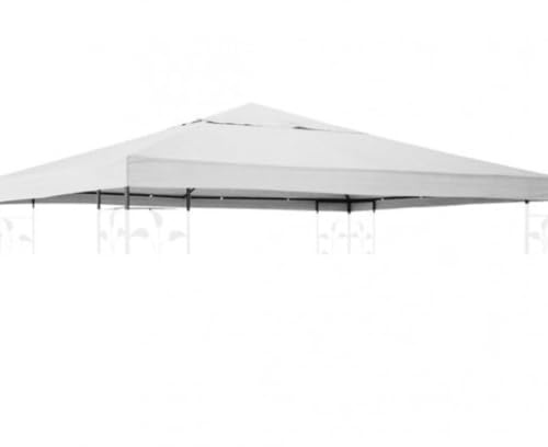 San Marco telo di ricambio per gazebo 3x3 mt, ricambio telo per gazebo 3x3 mt, disponibile in vari colori e grammature, in poliestere e pvc. (Bianco, 180 gr)