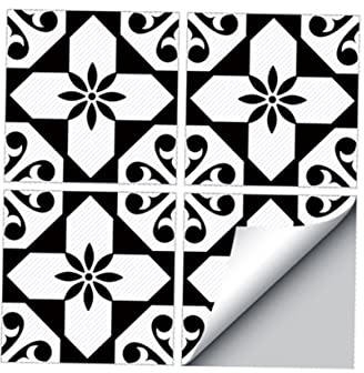 Ciieeo 4piezas Vinilos Autoadhesivos Antideslizantes Para Azulejos Decoración De Hogar Impermeables Costura De Pegatinas