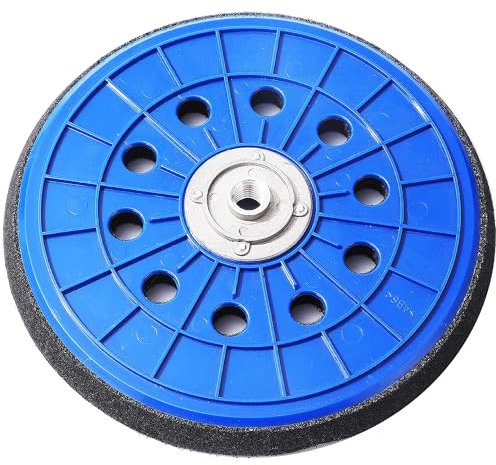 Disque de Ponçage 225mm, Plateau Ponceuse Avec 10 Trous pour DWS225BT/DC/R et Scheppach DS 200/210/900/920/930, Plateau M14 pour Ponceuse Girafe de Plafond Ponceuse à col Long