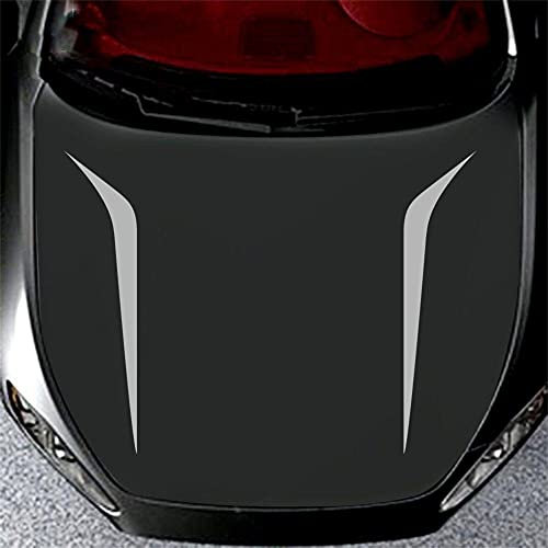 Personalisierte Sport-Aufkleber fürs Auto, 2 Stück, Streifenaufkleber for die Motorhaube, Autoaufkleber, modifizierte Streifen, Dekoration, universelle Vinyl-Karosserieaufkleber, Seitenschweller, Auto