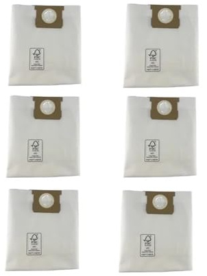 CEPAIXN Lot De 6 Sacs Filtrants HEPA en Papier for Aspirateur. Compatible avec Mac Allister De 20 À 30 litres. Aspirateur MEWVP30L-1400