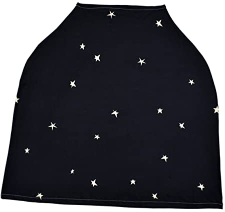 SHOWERORO Funda Para Silla De Coche Estampado De Estrellado Toalla De Lactancia Multifuncional Funda Para Cochecito Bufanda Para Amamantar