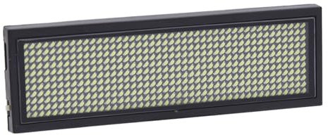 Namensschild mit LED-Laufschrift, Chinesisches Display für Veranstaltungen, Partys (Weiß)