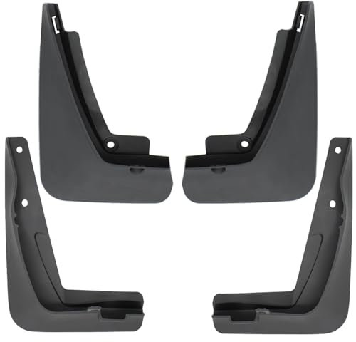 VBNYBA Auto Kotflügel Kompatibel mit für 3er E46 1997 1998 1999 2000 01 02 03 04 05 2006 Schmutzfänger 4-teilig vorn hinten Schmutzfänger Schutzbleche Kotflügel