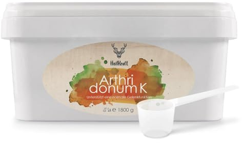 HeilKraft Arthridonum K Das Neue Gelenkpulver für Hunde, Katzen & Pferde | 1,8 kg Eimer