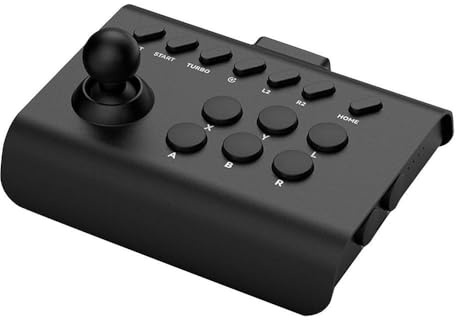 Generico Controller universale Arcade Game Stick Joystick per Switch PS4 PS3 Ultimate Pandora Box PC, per Android IOS Mobile Phone (nero)