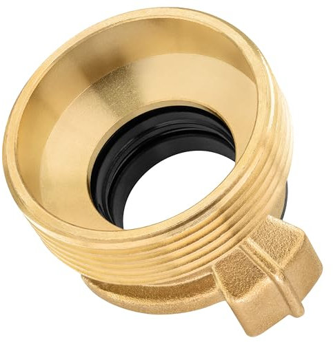 Raccordo rapido Poppstar in ottone con filettatura esterna da 1 1/2 pollice (filetto G 1 1/2 su raccordo a baionetta)