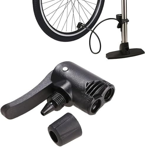 Schwarz 3 in 1 Ersatz Dual Head Luftpumpe Adapter Ventil Fahrrad Fahrrad Reifen Schlauch Pumpe Adapter Aufblasgeräte Zubehör