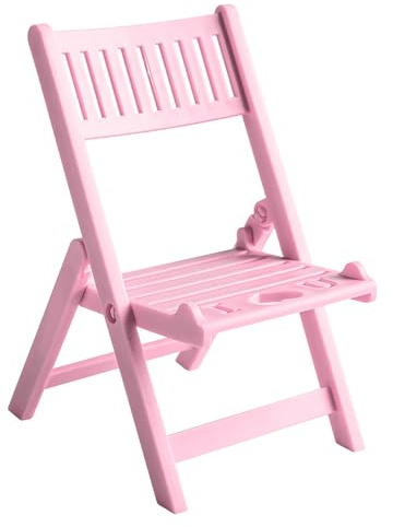 Zqxnt Soporte para teléfono móvil en forma de silla, soporte para teléfono de escritorio, apto para la mayoría de teléfonos inteligentes y tabletas portátiles