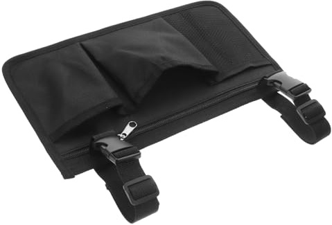 Gogogmee Pochette Latérale en Tissu Oxford Léger et Pratique pour Fauteuil Roulant pour Transporter Boissons et Téléphone Paquet de Rangement Portable pour Poussette