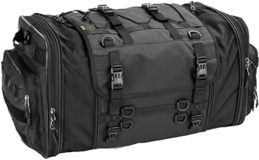 Taschenteil Motorrad-Hecktasche 40L-60L, Erweiterbare Gepäcktasche Für Den Rücksitz des Motorrads, Doppelt Verwendbarer Rucksack Mit Stauraum Für Yamaha Für