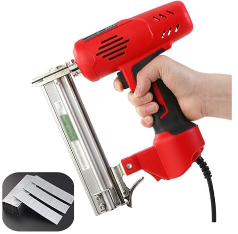 Clavadora, Pistola De Clavos Eléctrica De 2600W, Grapadora De Marco De Madera, Bricolaje, Muebles, Construcción, Herienta Eléctrica, Clavos, Trabajos De Carpintería(Machines and nails)