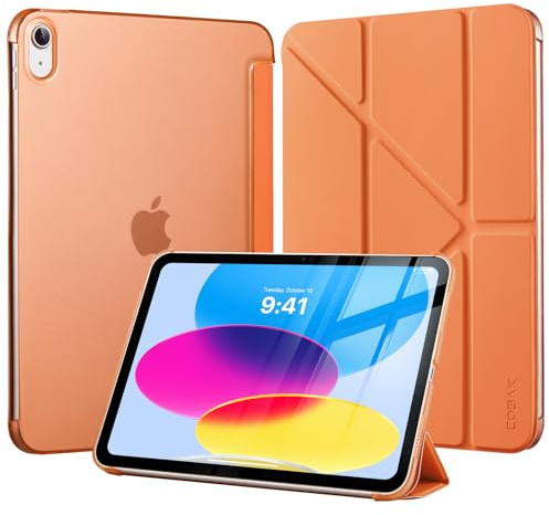 CoBak skyddshölje för iPad A16 11:e generation 11 tum 2025 och iPad 10:e generation 10,9 tum 2022 – skyddshölje med flerställningsställ porträttläge, penna-hållare och automatisk in-/urkoppling