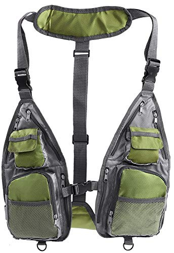 Taidda Fishing Vest, Simple Breathable Mesh Fishing Vest Summer Outdoor Multi-functional Quick-Dry Fly Fishing Vest Anglers Mesh Adjustable Men and Women Jacket OutdoorJackets Wasitcoat Coat
