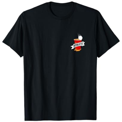 Beer Pong Athlet Trinkspiel Party Beerpong Bierpong T-Shirt