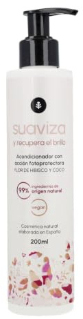 PLANETA HUERTO | Acondicionador Flor de Hibisco y Coco 200ml – Hidratación y Nutrición para el Cabello – Vegano y Natural – Sin Parabenos, Sulfatos ni Siliconas
