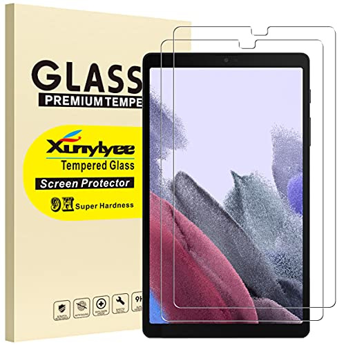 XunyLyee 2 Stück, Panzer Schutz Glas für Samsung Galaxy Tab A7 Lite 8.7 Zoll SM-T220/ SM-T225 Schutzfolie Displayschutz