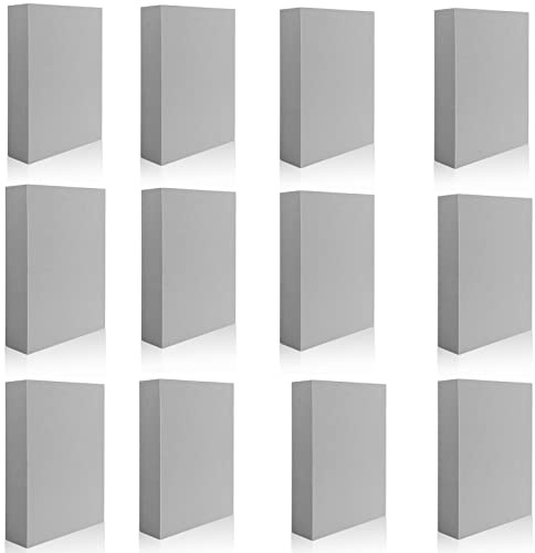 12 blocchi di schiuma stampabile, riutilizzabili stampabili per la creazione di carte e frontali di carta, timbri in schiuma modellabile, in plastica a secco,per stampaggio in schiuma per progetti