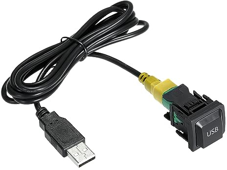 Sunydog Adattatore Lettore CD USB Auto,Cavo audio USB Adattatore cavo per lettore CD Cavo radio per 130cm
