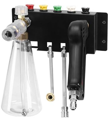 XENDY WASHER Pressure Washer Gun Holder,Foam Cannon Holder for Pressure Washer Gun, Foam Cannon, Pressure Washer Wand and Pressure Washer Tips, Pressure Washer Tip Holder - Pressure Washer Accessories
