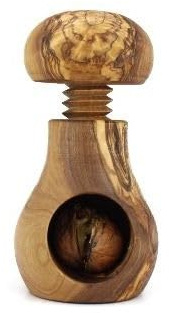 Ergonomischer Nussknaker aus Olivenholz Stabiler Nussknacker für Walnüsse und Haselnüsse Geschenk in Pilzform