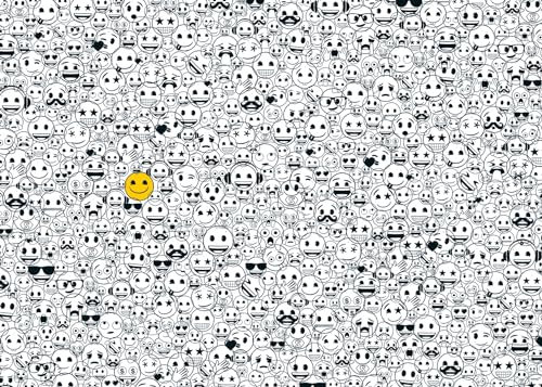 Ravensburger Puzzle 12000606 - Emoji Challenge - 1000 Teile Puzzle für Erwachsene und Kinder ab 14 Jahren, Schwieriges Puzzle