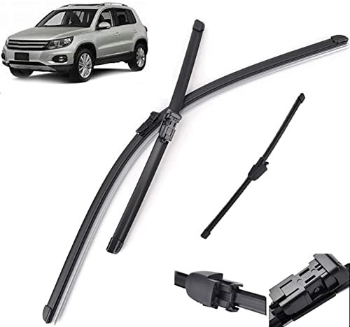 Scheibenwischer LHD Vorne Und Hinten Wischerblätter Set Für VW Für Tiguan MK1 2007-2017 2016 Windschutzscheibe Windschutzscheibe Fenster 24 + 21 + 13 Windschutzscheibe