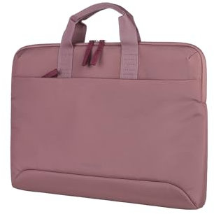 Tucano Smilza - Borsa in nylon per MacBook Pro 16 e PC 15,6 con imbottitura ammortizzante e tracolla rimovibile – Rosa