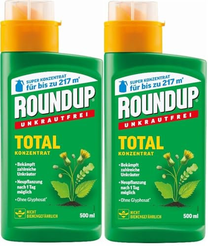 2 X 500ml Roundup®Unkrautfrei Total Konzentrat